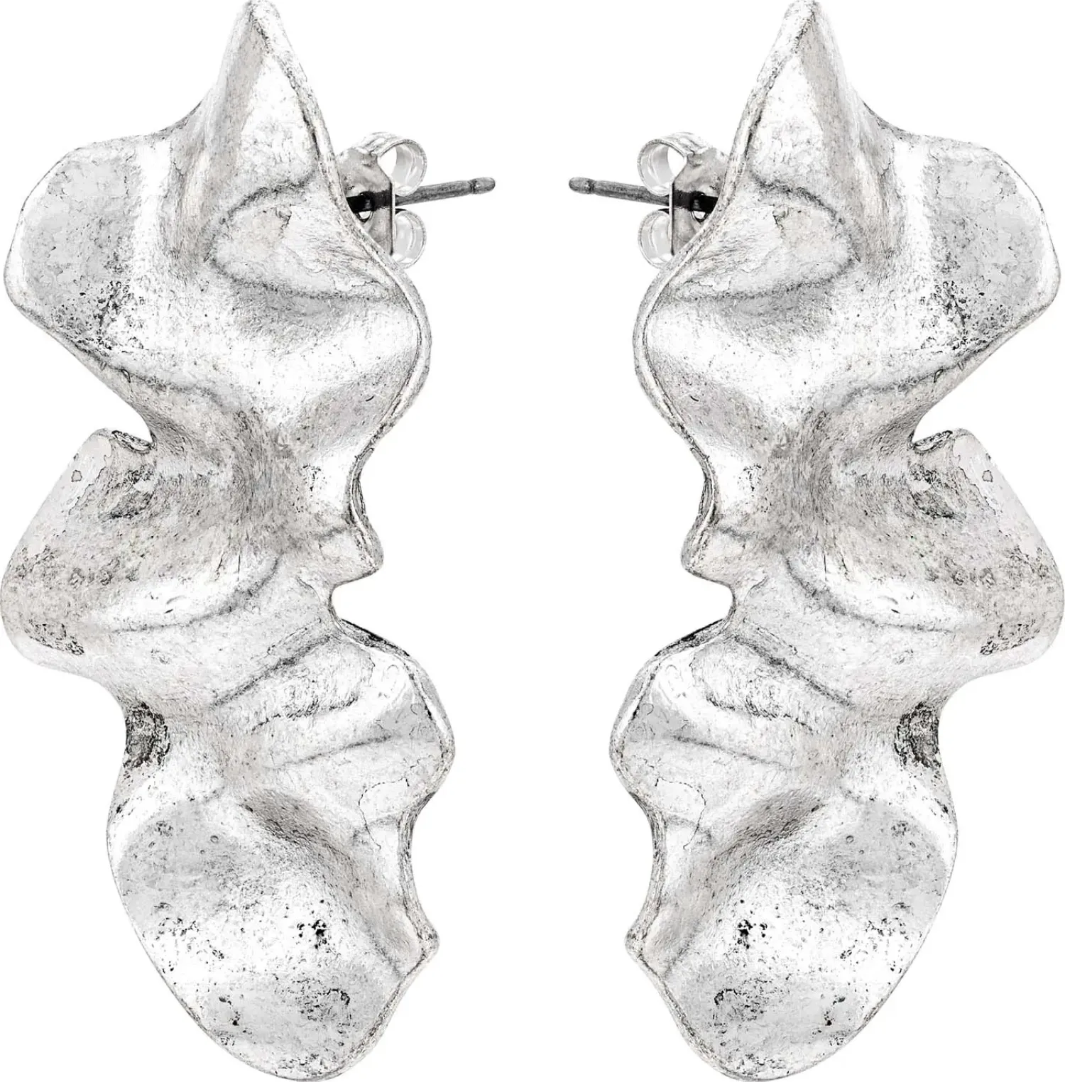 Discount Bijou Brigitte Orecchini a perno - Waved Leaf