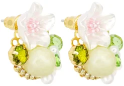New Bijou Brigitte Orecchini a perno - Wild Flowers