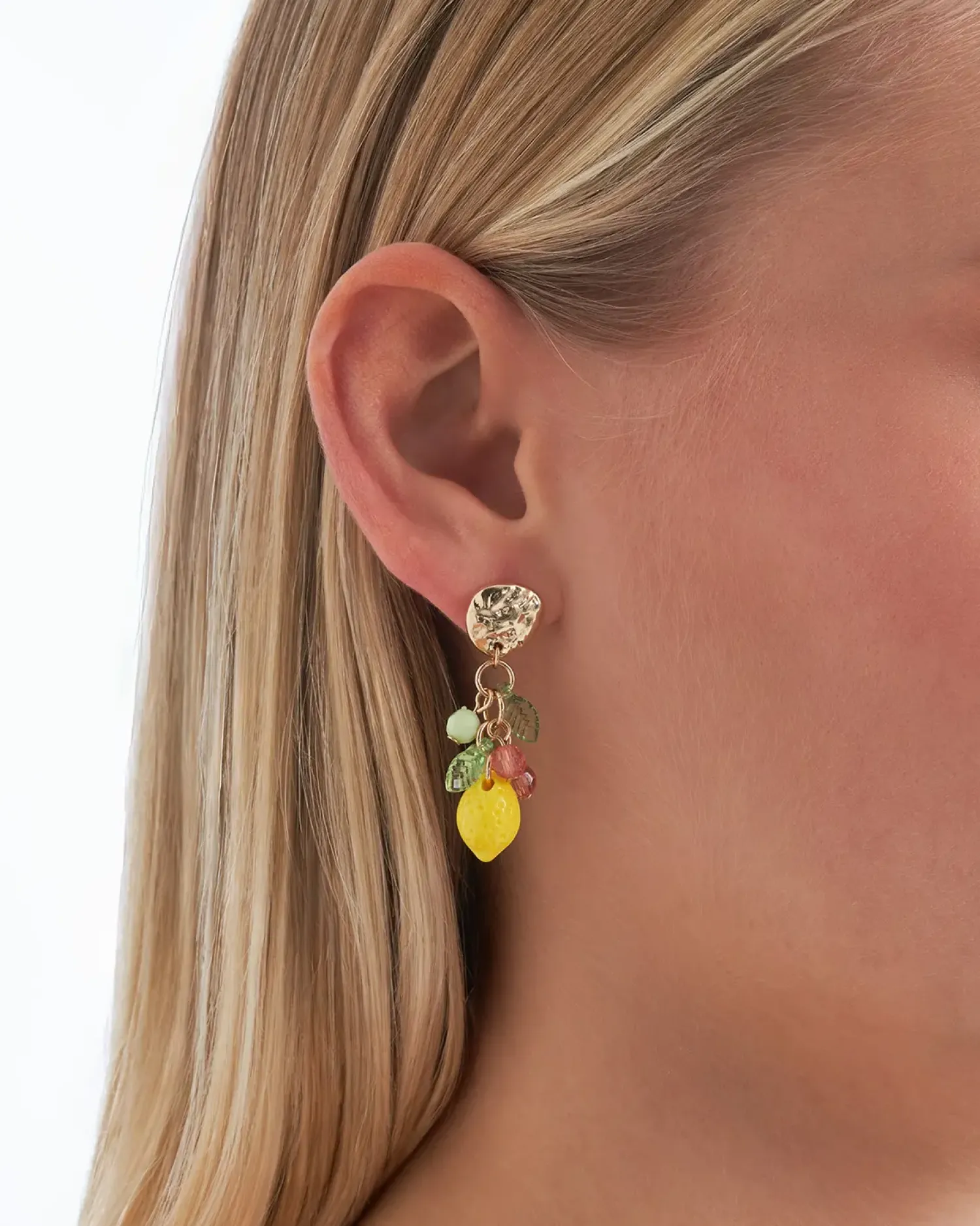 New Bijou Brigitte Orecchini a perno - Zesty Lemon