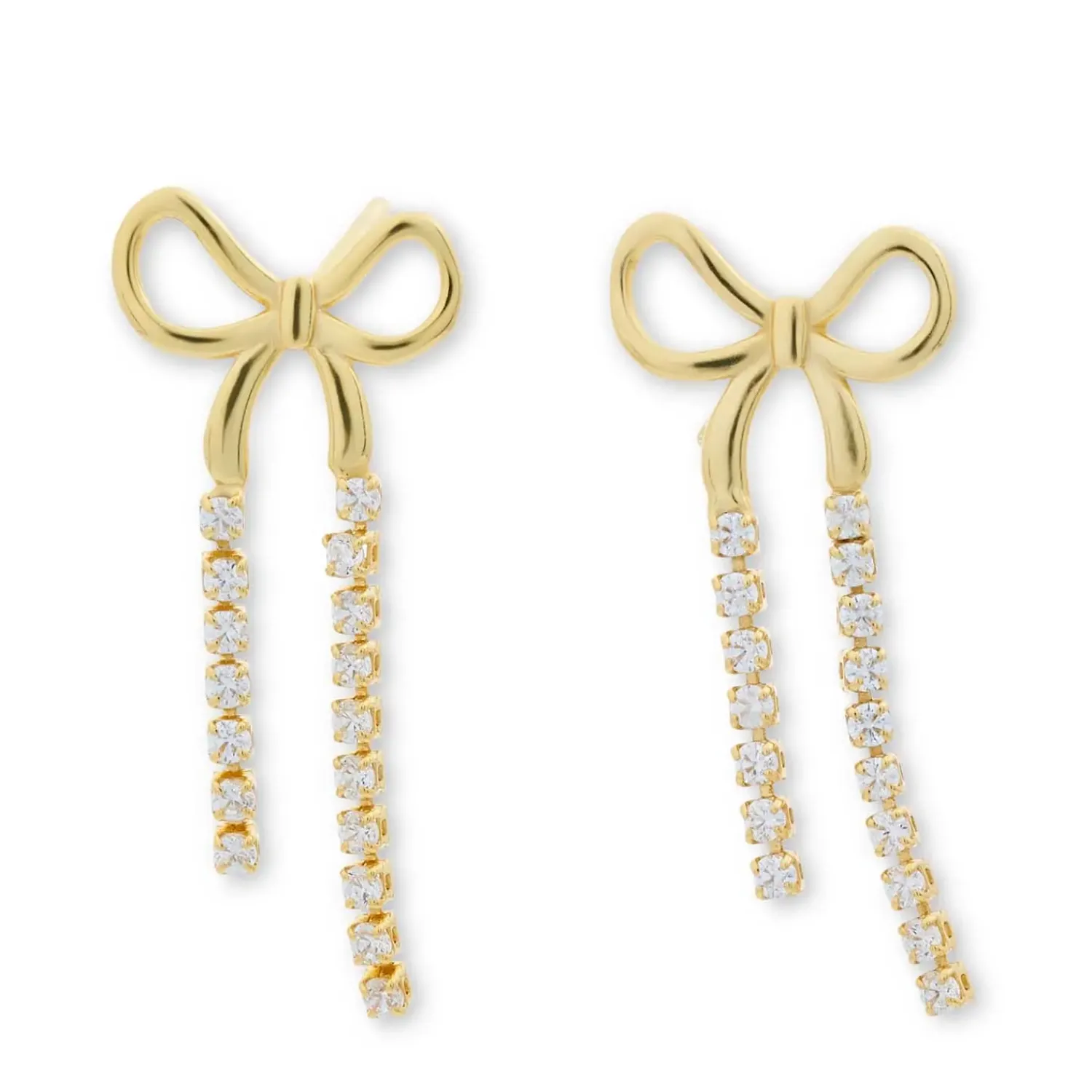 Online Bijou Brigitte Orecchini a perno - Zirconia Bow