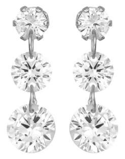 Outlet Bijou Brigitte Orecchini a perno - Zirconia Circles