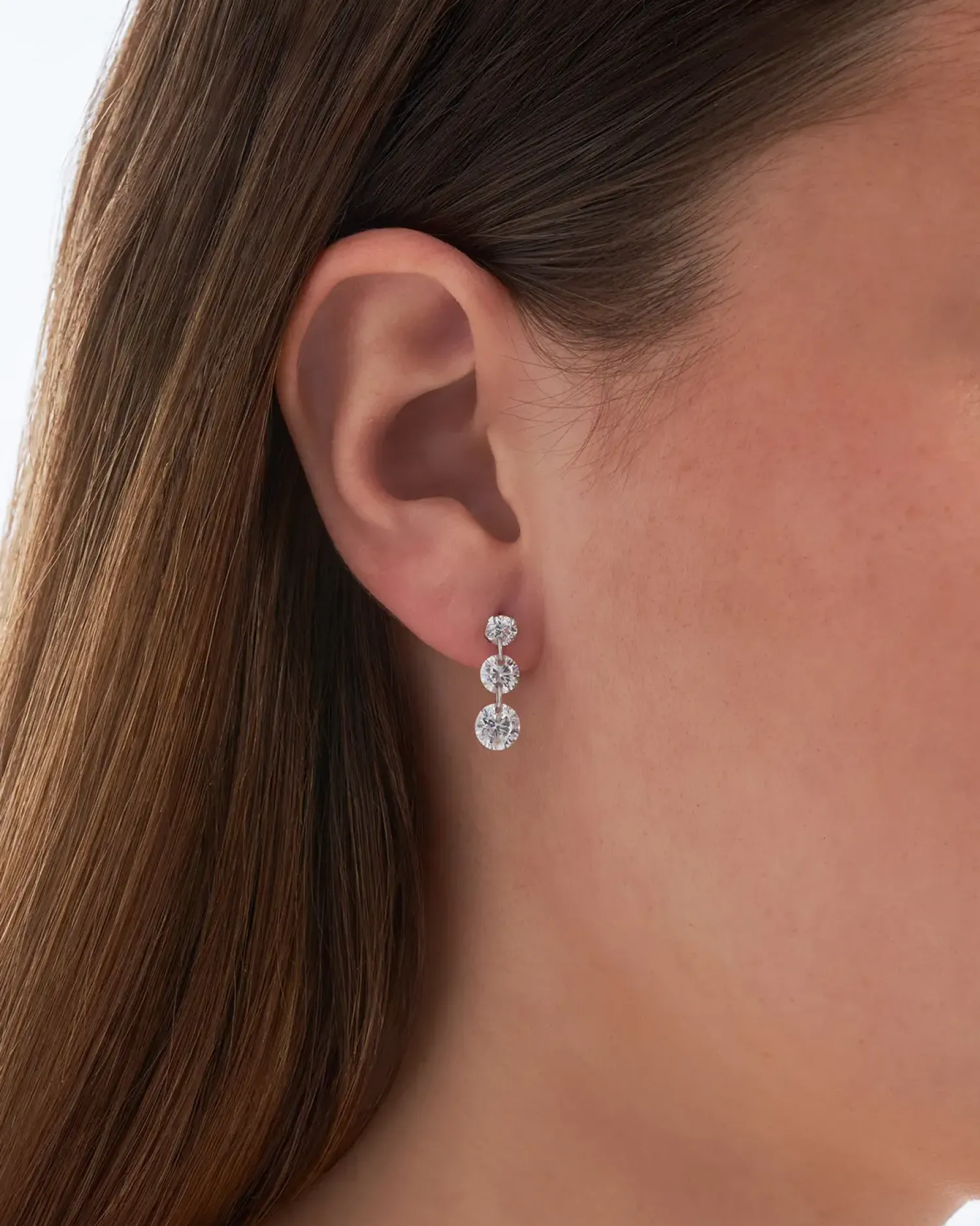 Outlet Bijou Brigitte Orecchini a perno - Zirconia Circles