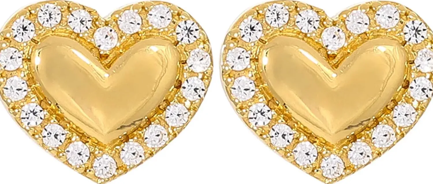 Bijou Brigitte Orecchini a perno - Zirconia Hearts