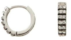 Online Bijou Brigitte Orecchini - Black Silver