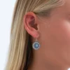 Clearance Bijou Brigitte Orecchini - Bluish Circle