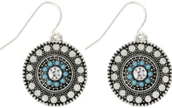 Clearance Bijou Brigitte Orecchini - Bluish Circle