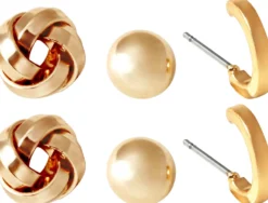 Sale Bijou Brigitte Orecchini - Set 3 pz. Oro