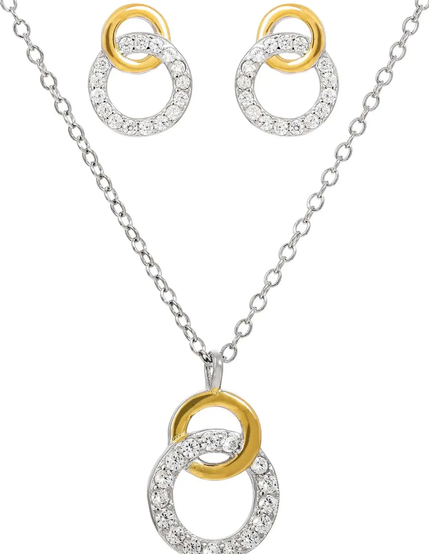 Best Bijou Brigitte Parure di gioielli - Bicolor Sparkle
