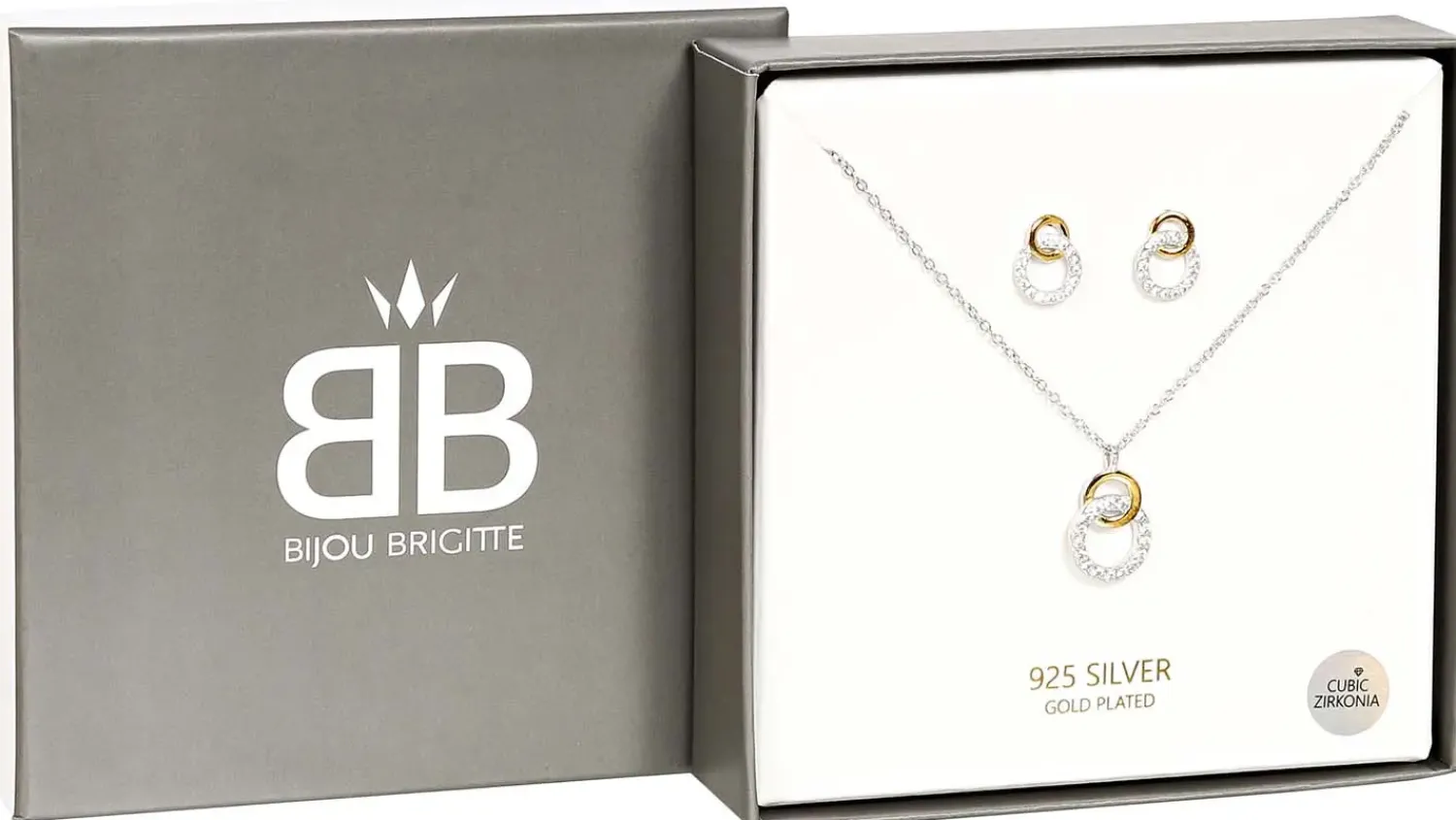 Best Bijou Brigitte Parure di gioielli - Bicolor Sparkle