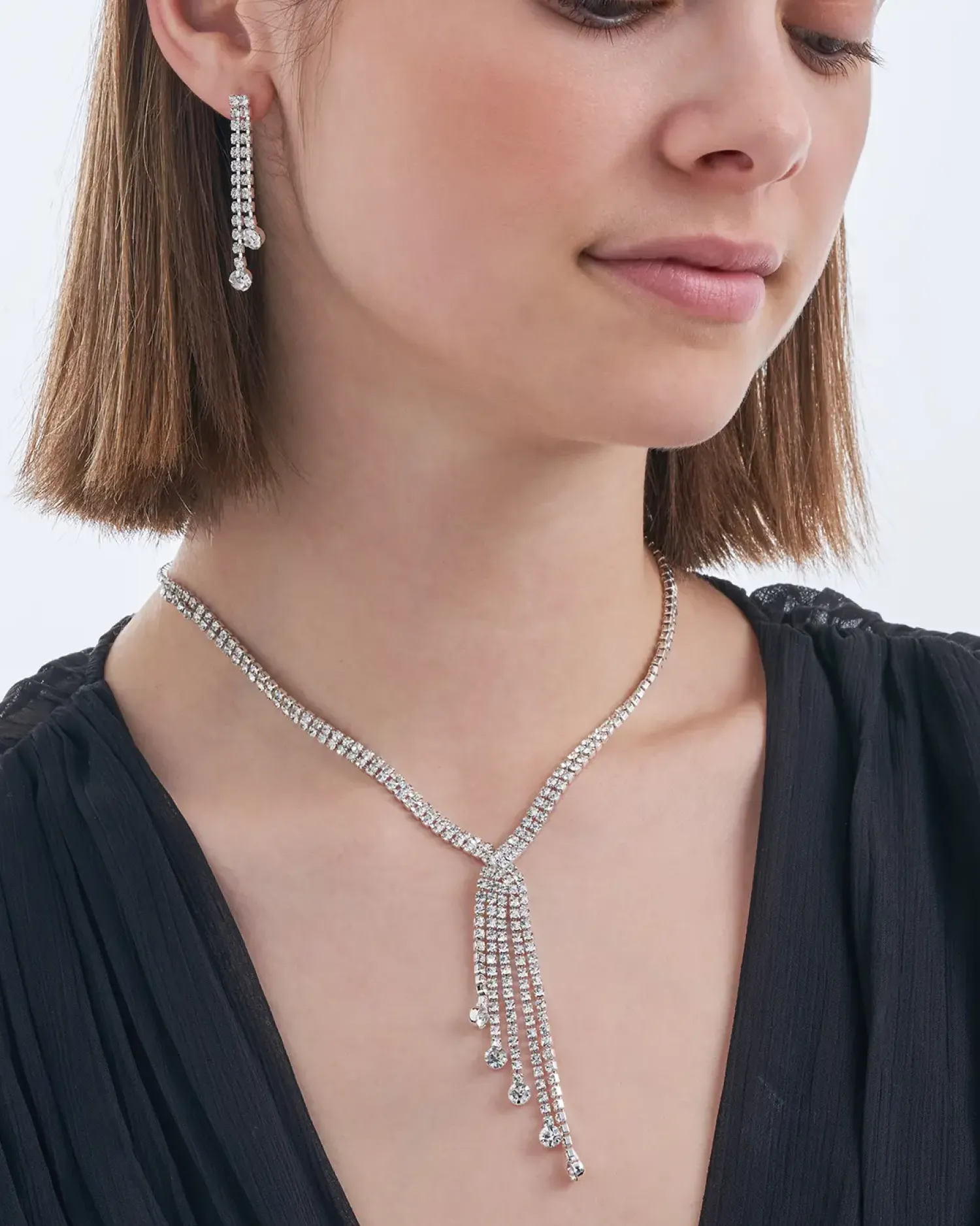 Bijou Brigitte Parure di gioielli - Crystal Waterfall