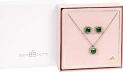 Bijou Brigitte Parure di gioielli - Emerald Zirkonia