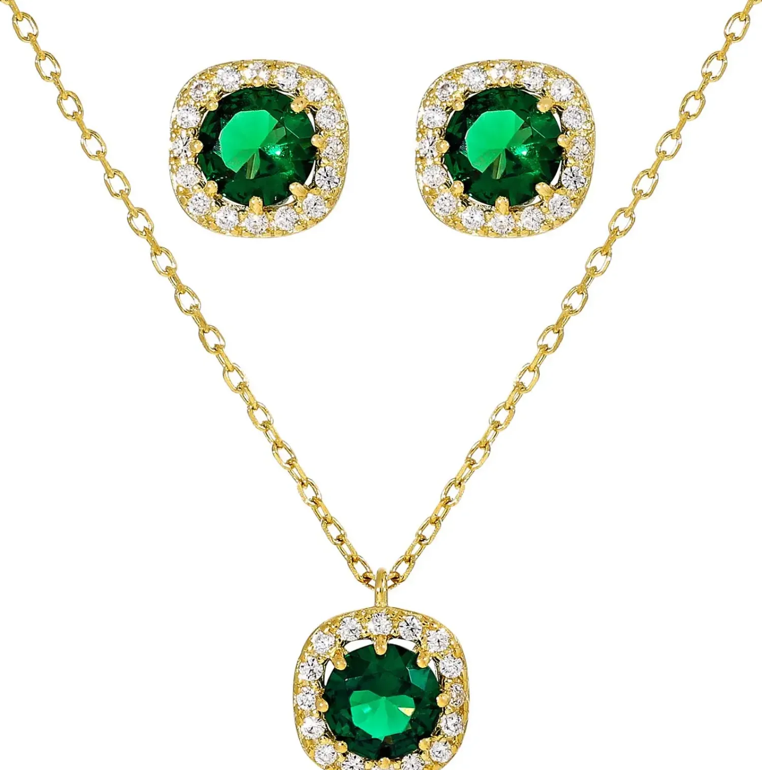 Best Bijou Brigitte Parure di gioielli - Enticing Emerald