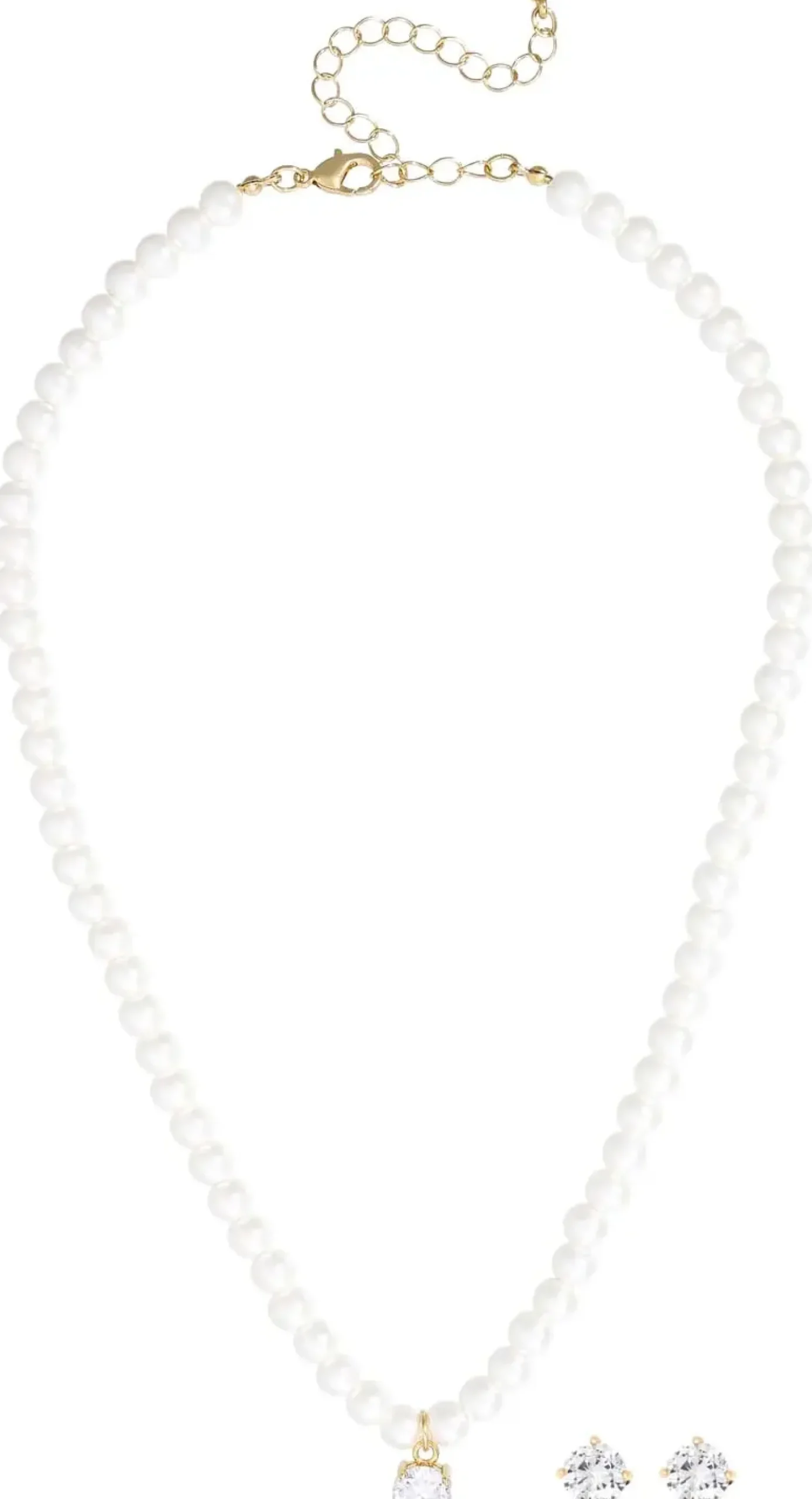 Hot Bijou Brigitte Parure di gioielli - Pearl Charm