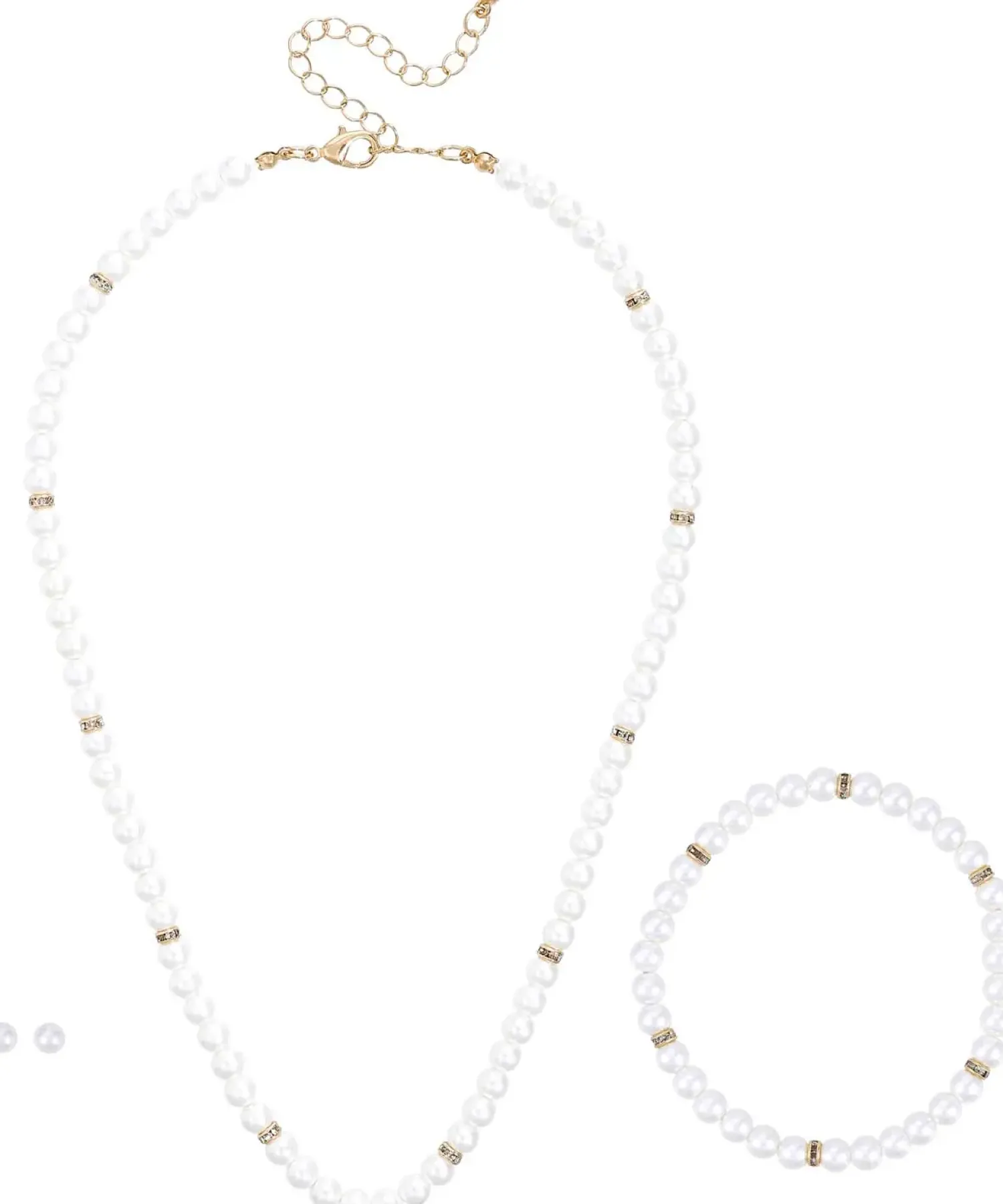 Discount Bijou Brigitte Parure di gioielli - Pearl Perfection