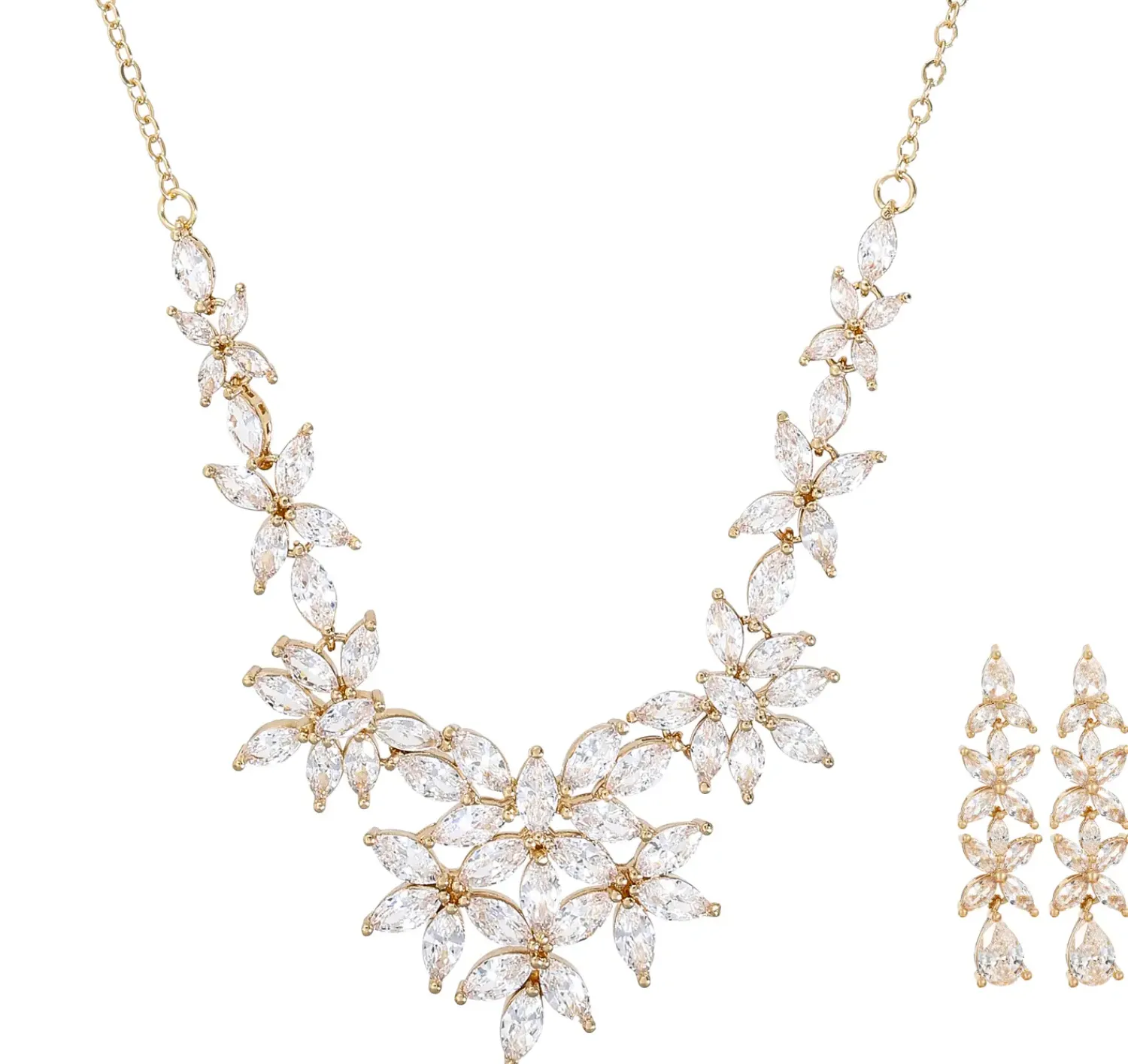 Bijou Brigitte Parure di gioielli - Sparkling Flowers