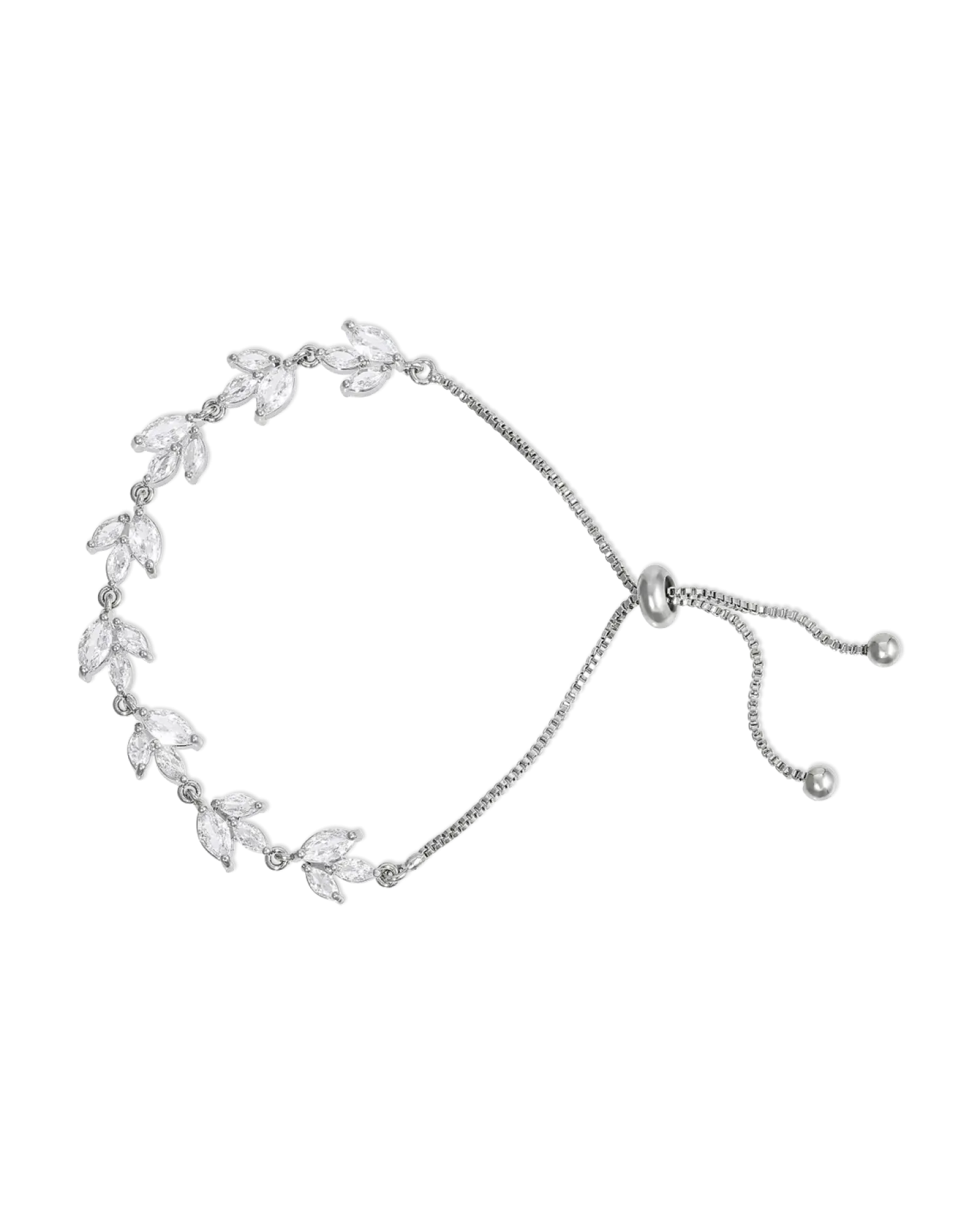 Bijou Brigitte Parure di gioielli - Zirconia Leaves