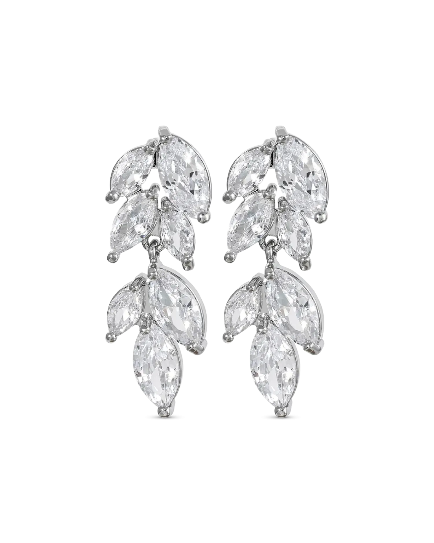 Bijou Brigitte Parure di gioielli - Zirconia Leaves