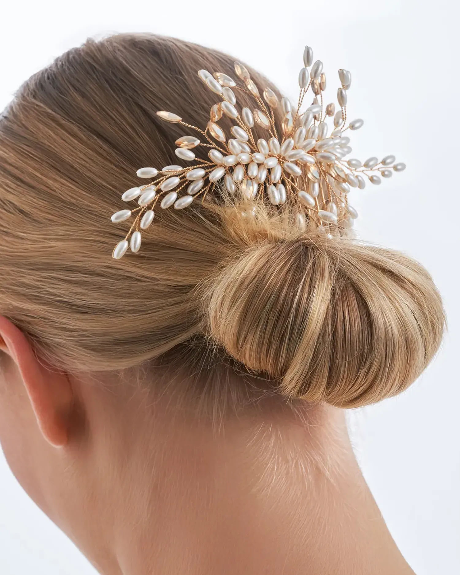 New Bijou Brigitte Pettine - Beige Pearls