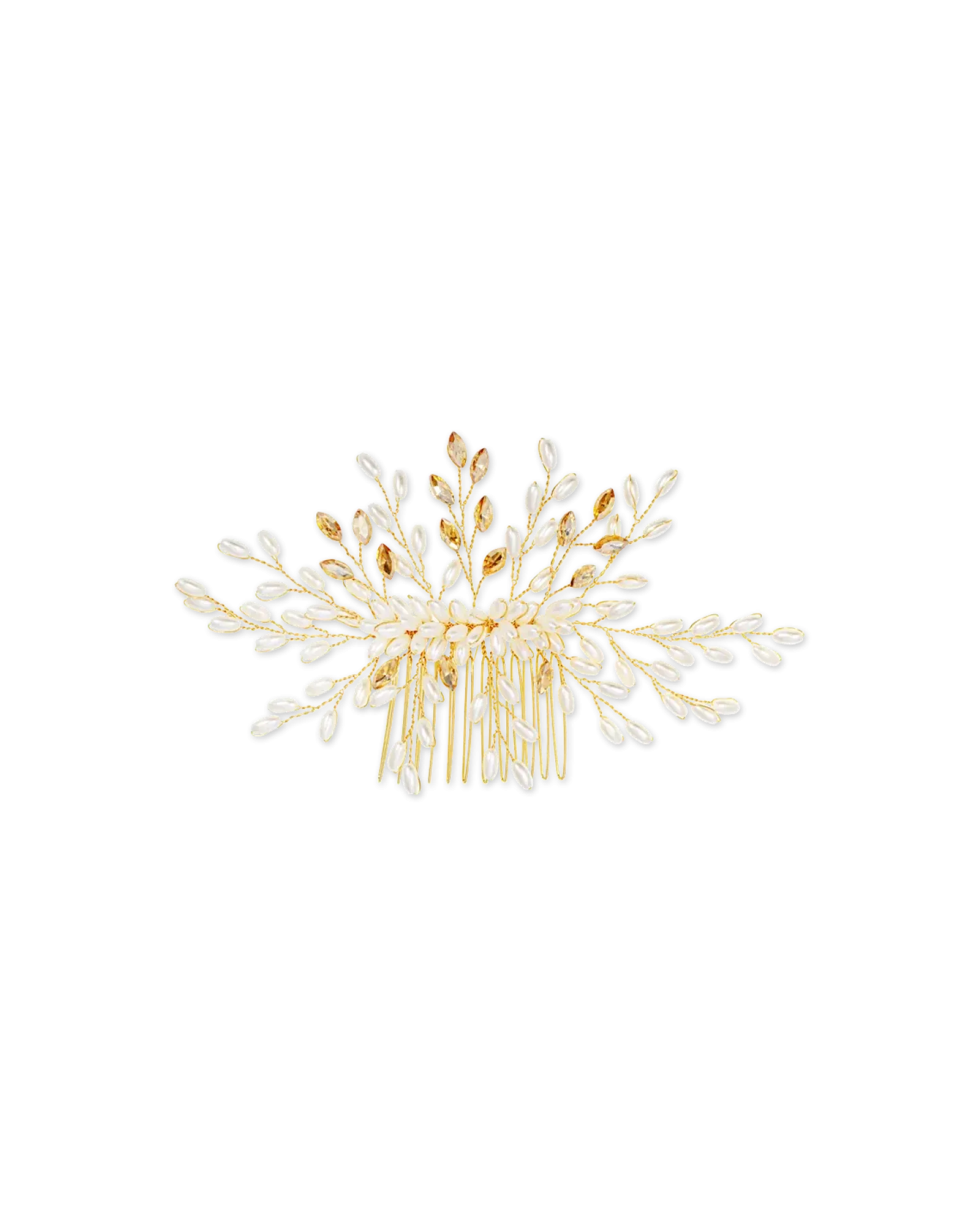 New Bijou Brigitte Pettine - Beige Pearls