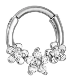 Best Bijou Brigitte Piercing - Chrome Flower