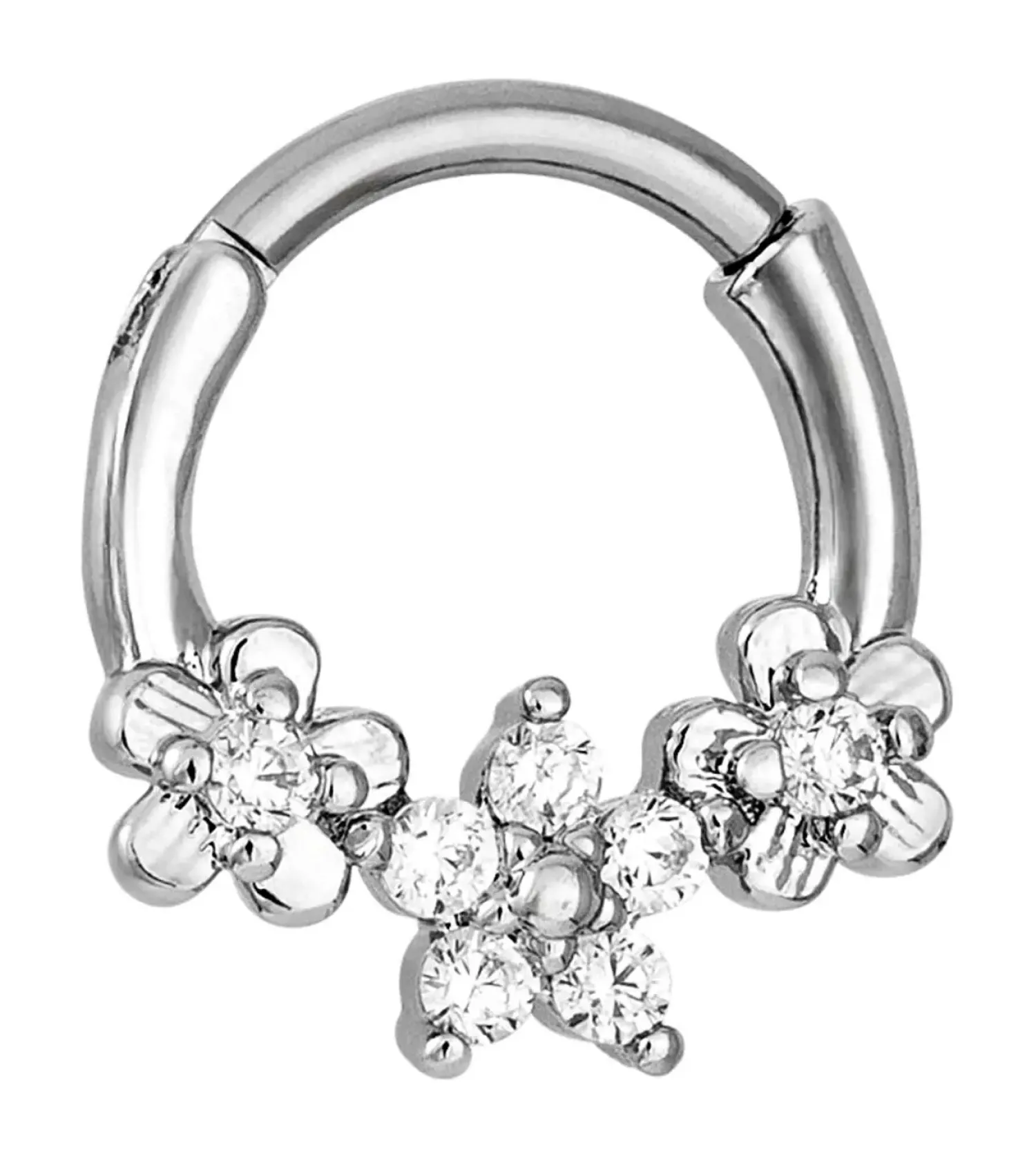Best Bijou Brigitte Piercing - Chrome Flower