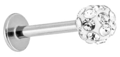 New Bijou Brigitte Piercing - Silver Ball