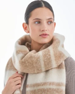 Bijou Brigitte Sciarpa - Beige Stripes