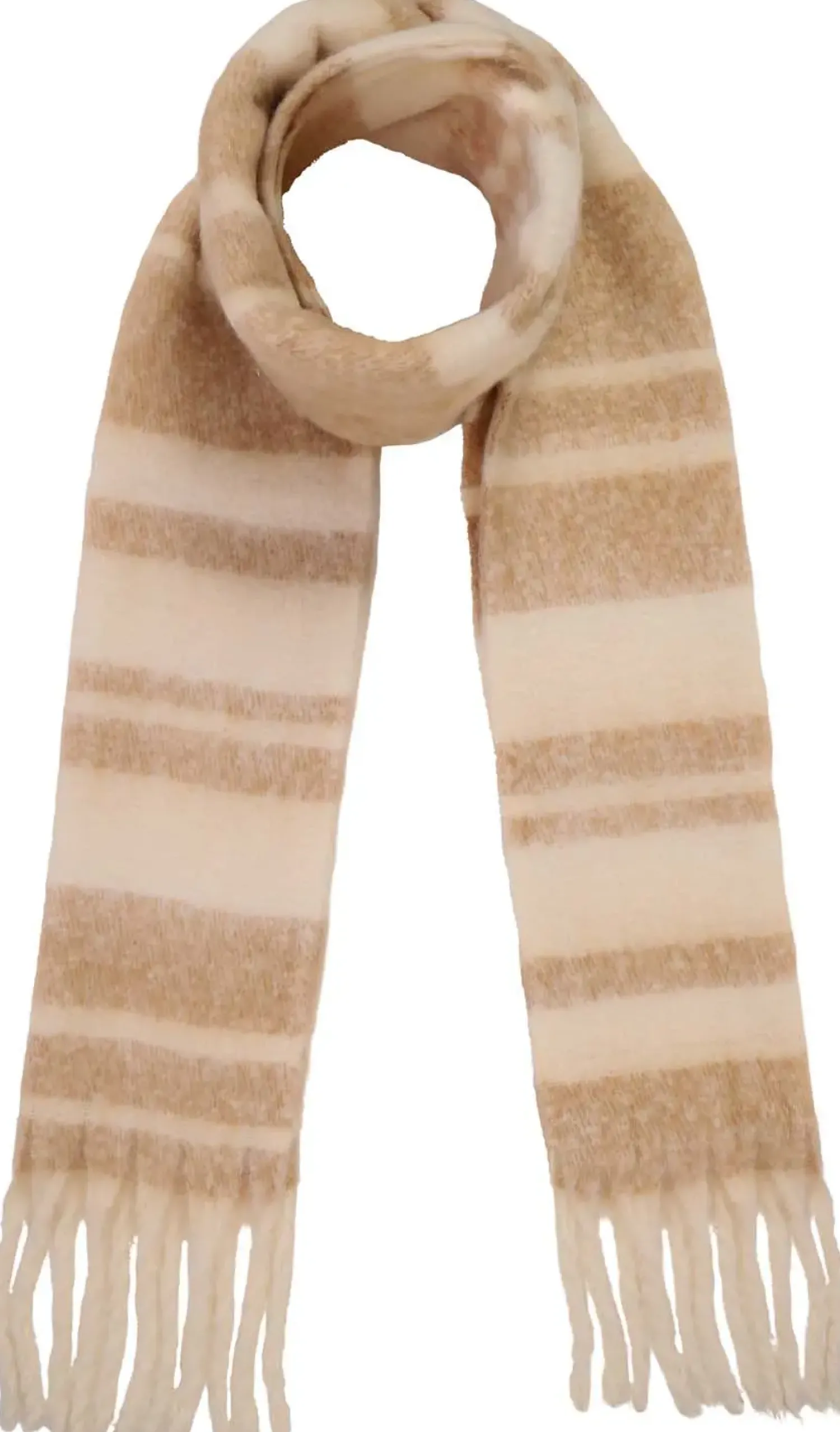 Bijou Brigitte Sciarpa - Beige Stripes