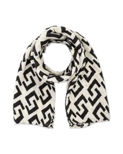 Online Bijou Brigitte Sciarpa - Black Graphic