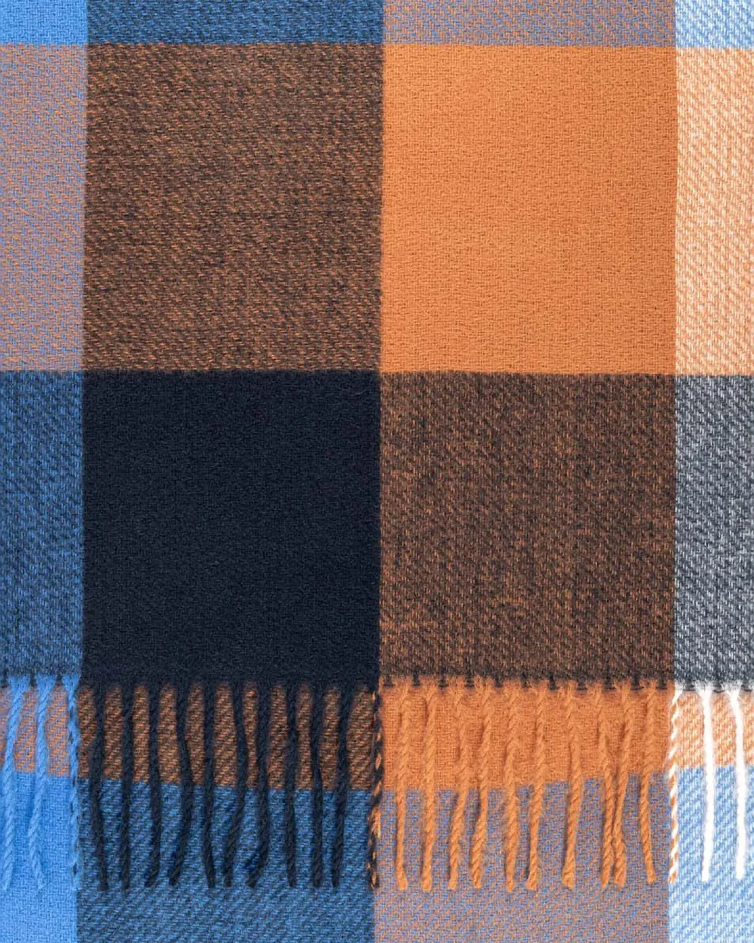 Clearance Bijou Brigitte Sciarpa - Checkered Cinnamon