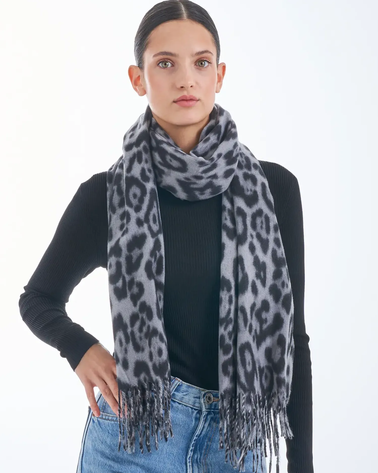 Sale Bijou Brigitte Sciarpa - Grey Leo