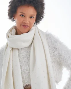 Outlet Bijou Brigitte Sciarpa - Snowy Pearls