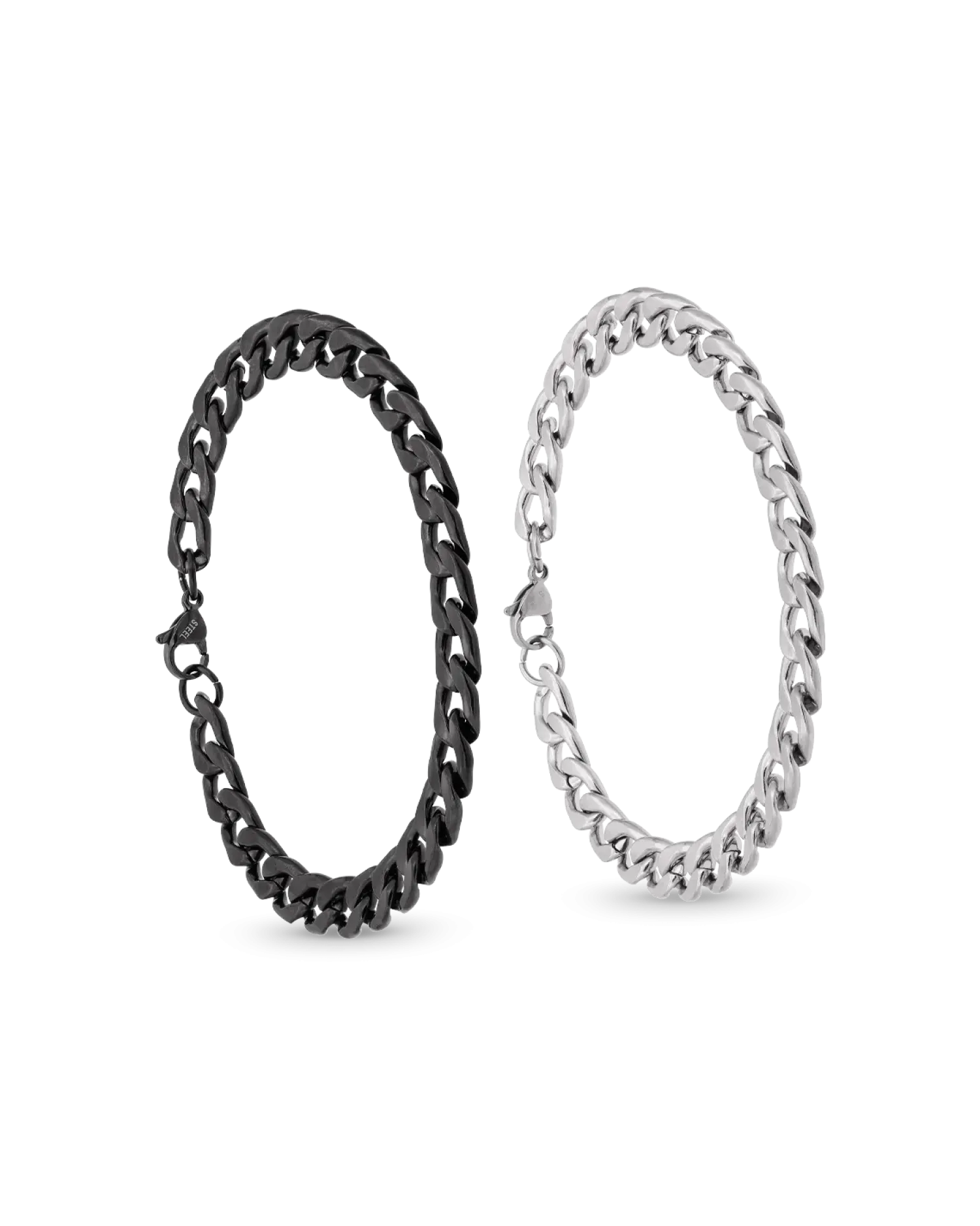 Hot Bijou Brigitte Set braccialetti da uomo - Chunky Chains