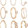 Outlet Bijou Brigitte Set di anelli - Boho Rose