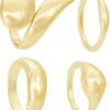 Bijou Brigitte Set di anelli - Classic Gleam
