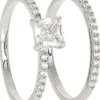 Outlet Bijou Brigitte Set di anelli - Classic Silver