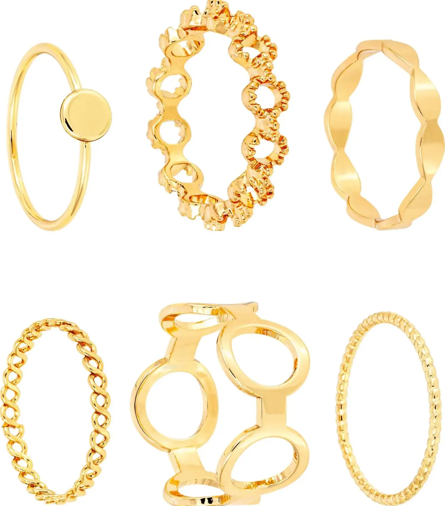 Sale Bijou Brigitte Set di anelli - Different Shapes