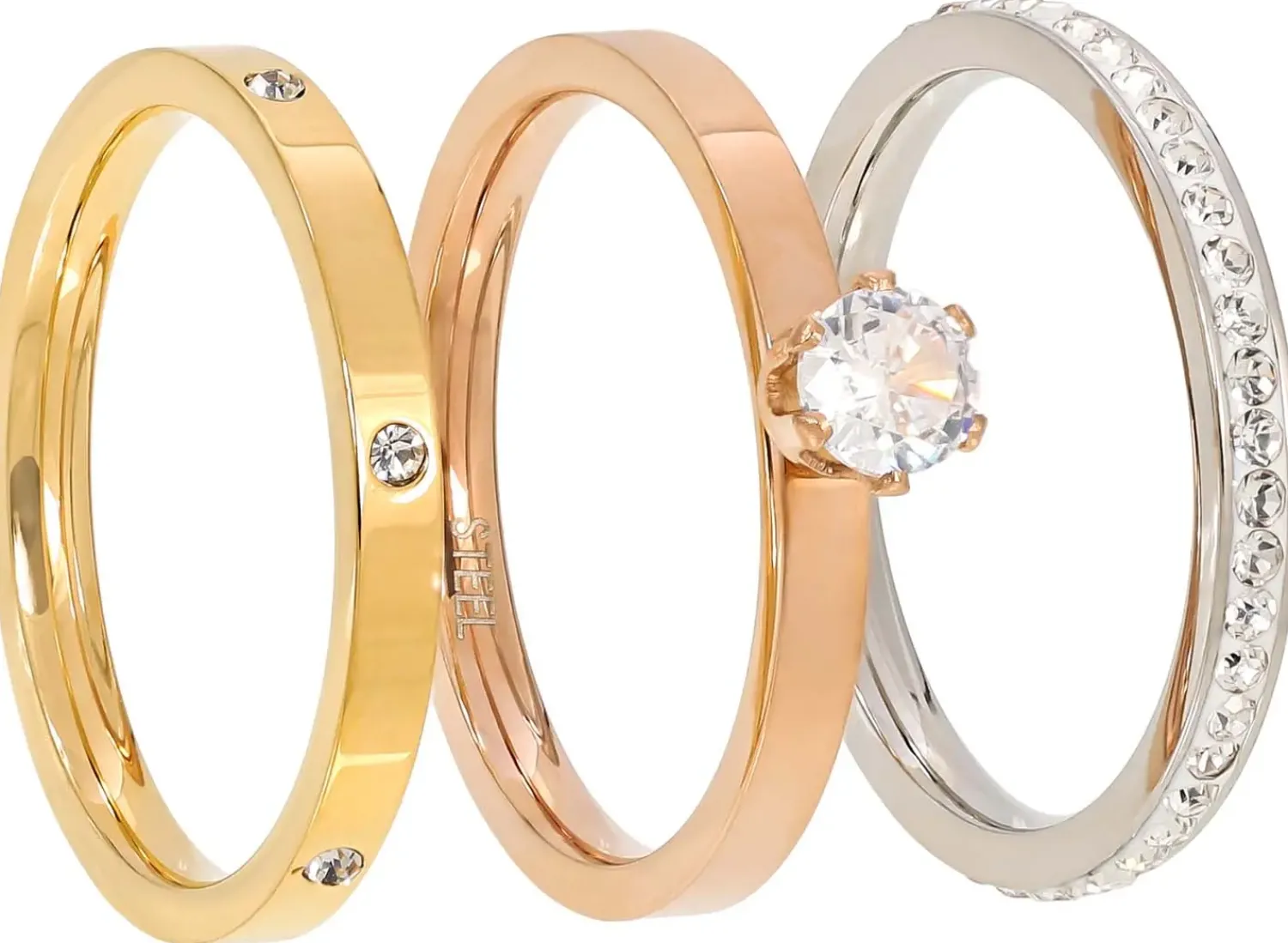 Sale Bijou Brigitte Set di anelli - Fine Trio