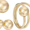 Best Bijou Brigitte Set di anelli - Golden Beads