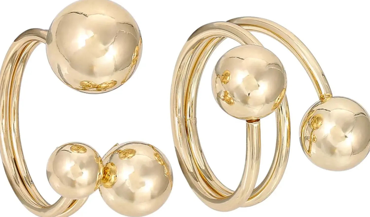 Best Bijou Brigitte Set di anelli - Golden Beads