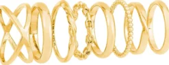 New Bijou Brigitte Set di anelli - Golden Day