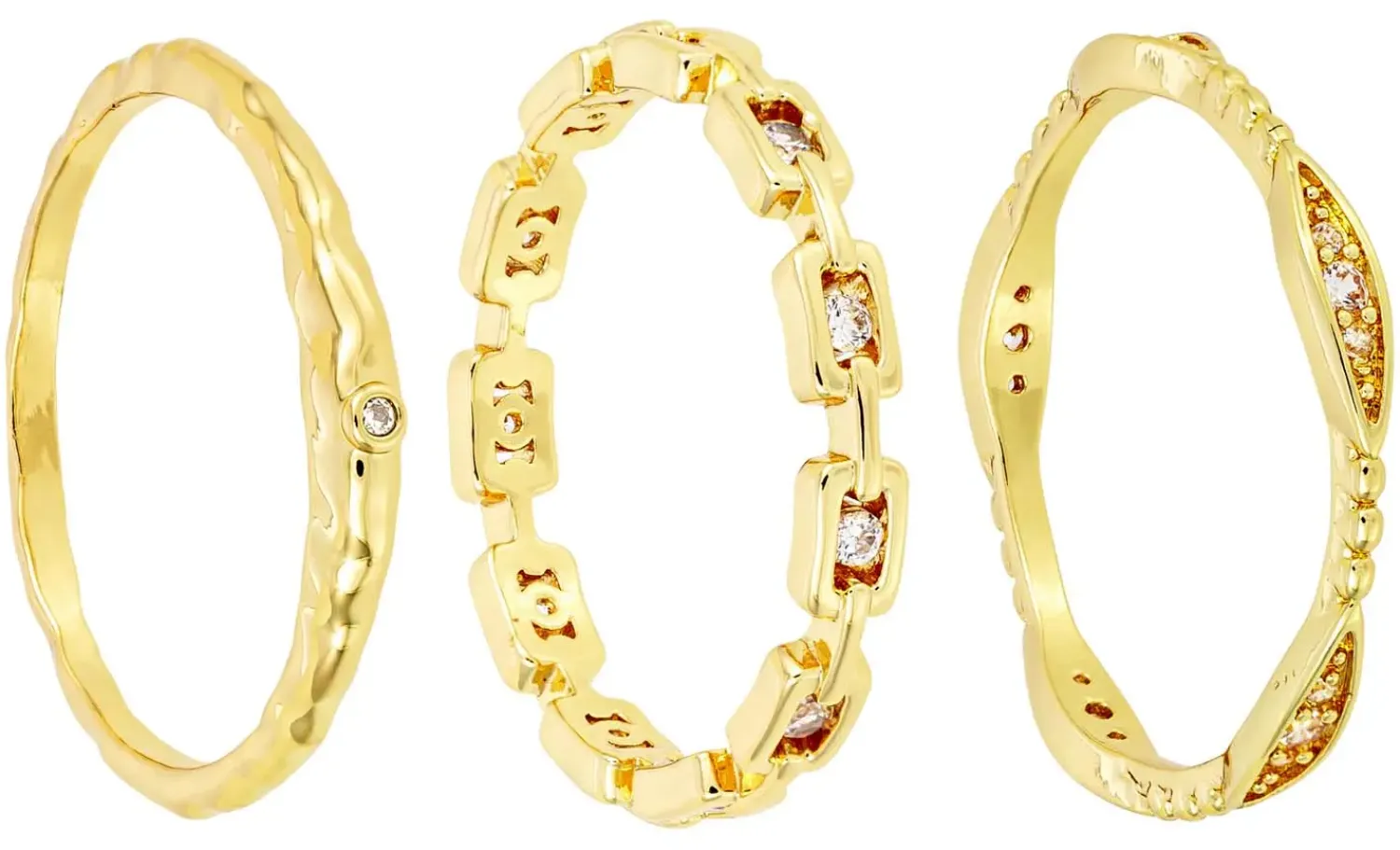 Discount Bijou Brigitte Set di anelli - Golden Dreams