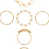 Bijou Brigitte Set di anelli - Golden Shell