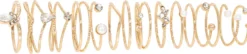 Online Bijou Brigitte Set di anelli - Golden Stacking