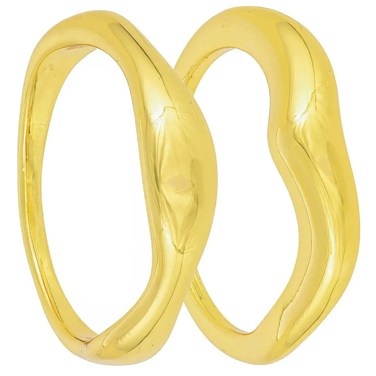 Hot Bijou Brigitte Set di anelli - Golden Wave
