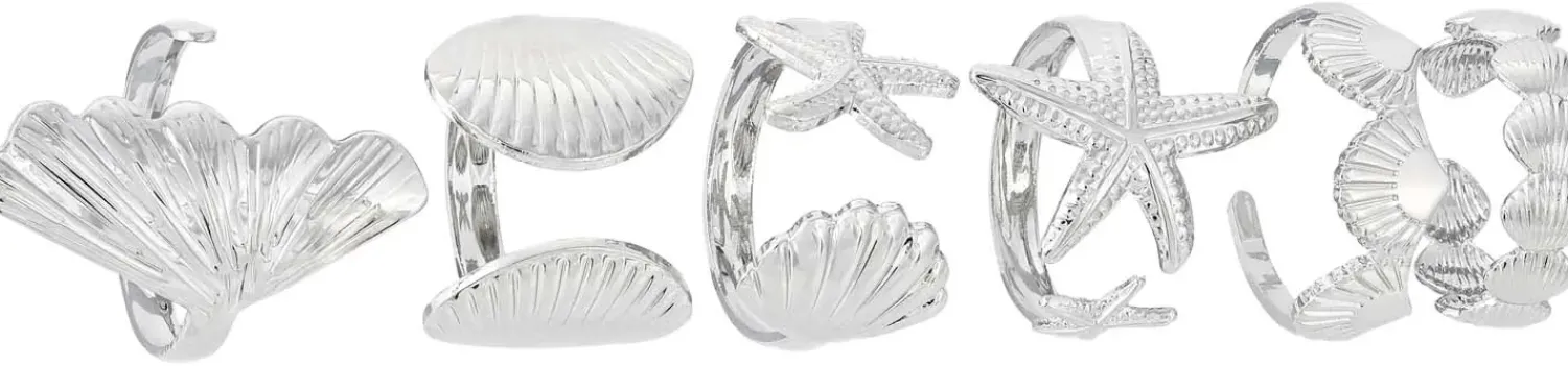 Bijou Brigitte Set di anelli - Maritim Shells