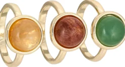 Discount Bijou Brigitte Set di anelli - Mystic Quartz
