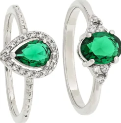 Best Bijou Brigitte Set di anelli - Royal Green