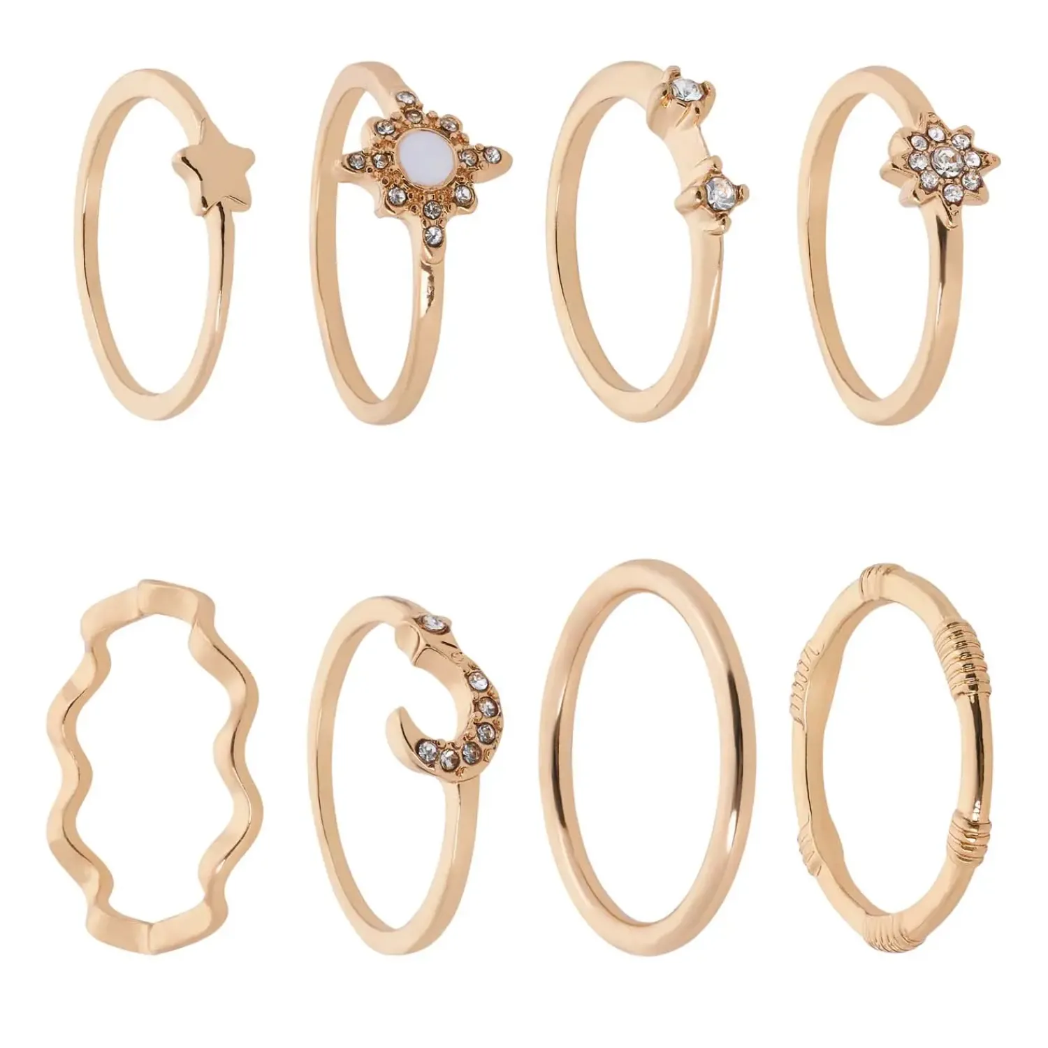 New Bijou Brigitte Set di anelli - Stellar Mix