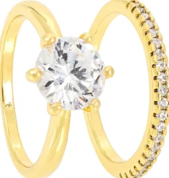 Bijou Brigitte Set di anelli - Timeless Gold